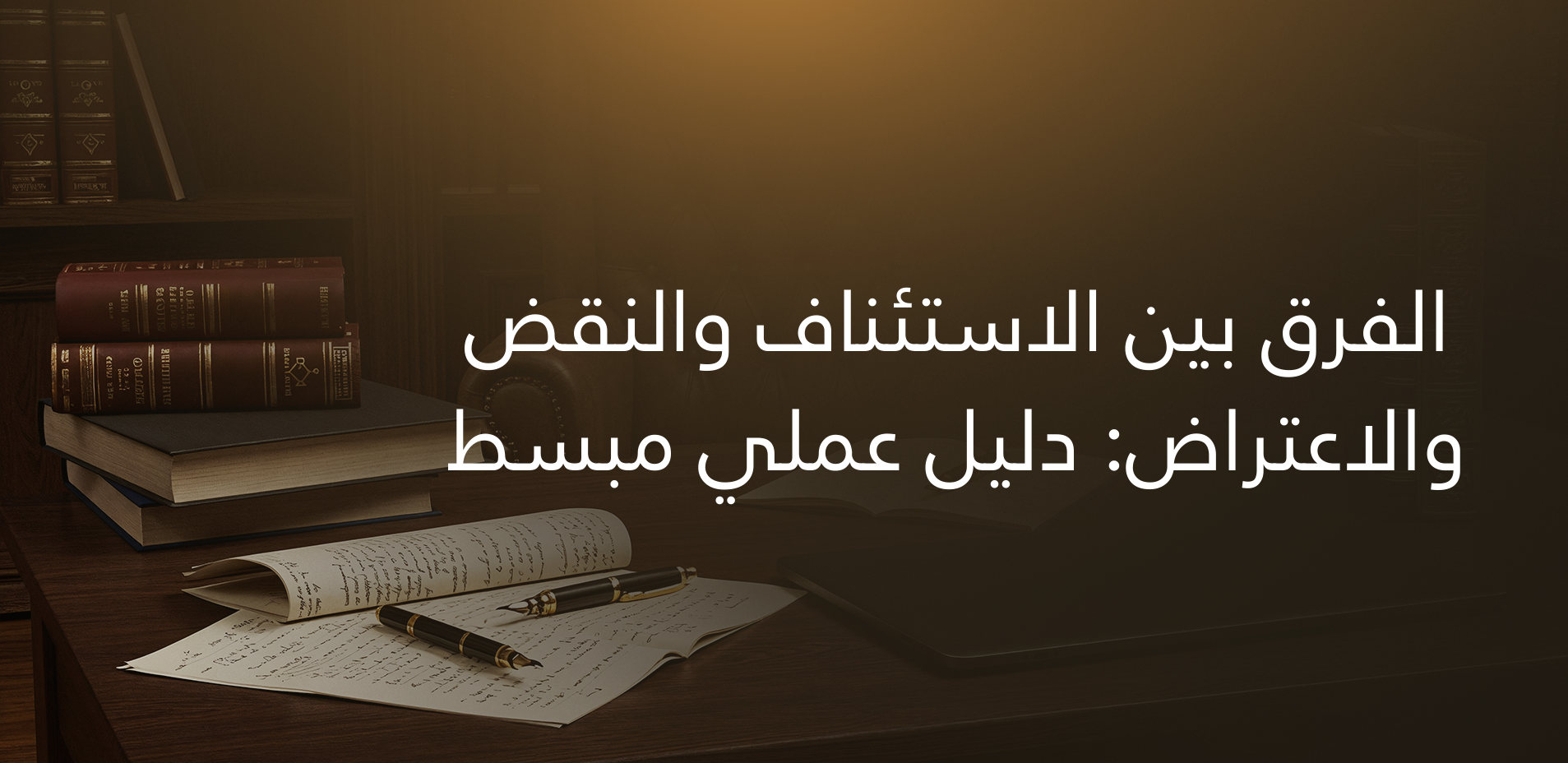 الاستئناف والنقض والاعتراض