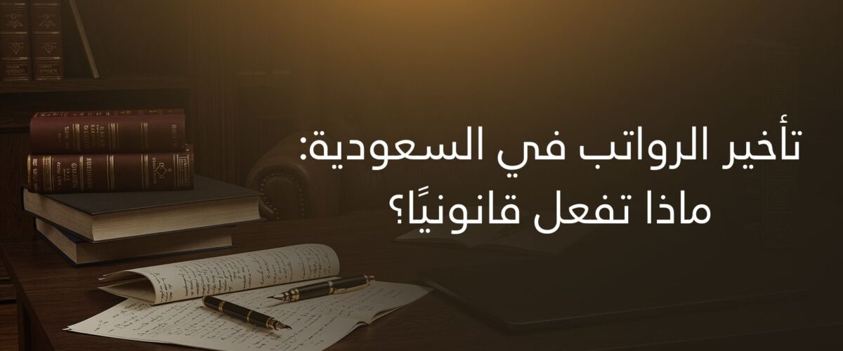 تأخير الرواتب في السعودية: ماذا تفعل قانونيًا؟