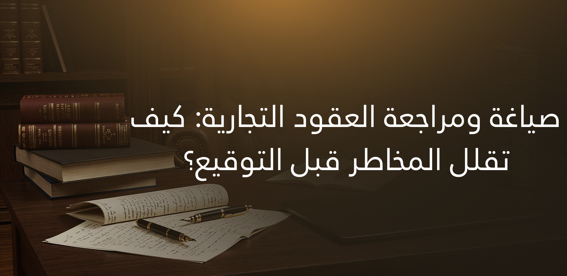 صياغة ومراجعة العقود التجارية