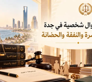 محامي أحوال شخصية في جدة لقضايا الأسرة والنفقة والحضانة