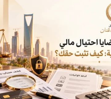محامي قضايا احتيال مالي في السعودية: كيف تثبت حقك؟