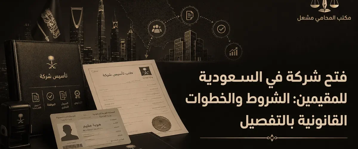فتح شركة في السعودية للمقيمين: الشروط والخطوات القانونية بالتفصيل