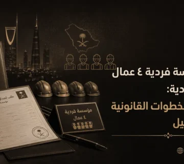 فتح مؤسسة فردية ٤ عمال في السعودية: الشروط والخطوات القانونية قبل التشغيل