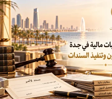 محامي مطالبات مالية في جدة لتحصيل الديون وتنفيذ السندات