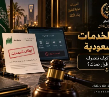 إيقاف الخدمات في السعودية: ماذا يعني وكيف تتصرف عند صدور قرار تنفيذ؟
