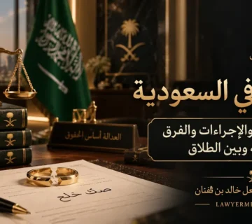 الخلع في السعودية: الشروط والإجراءات والفرق بينه وبين الطلاق